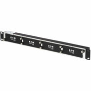 N484-01U-MINI_Tripp Lite by Eaton High-Density Copper/Fiber Enclosure Mini Panel, 1U, 4-Cassette Capacity