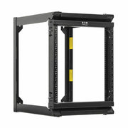 SRWO12US2_Tripp Lite by Eaton SmartRack 12U Wall-Mount 2-Post Open Frame Rack, Hinged Front, Heavy Duty