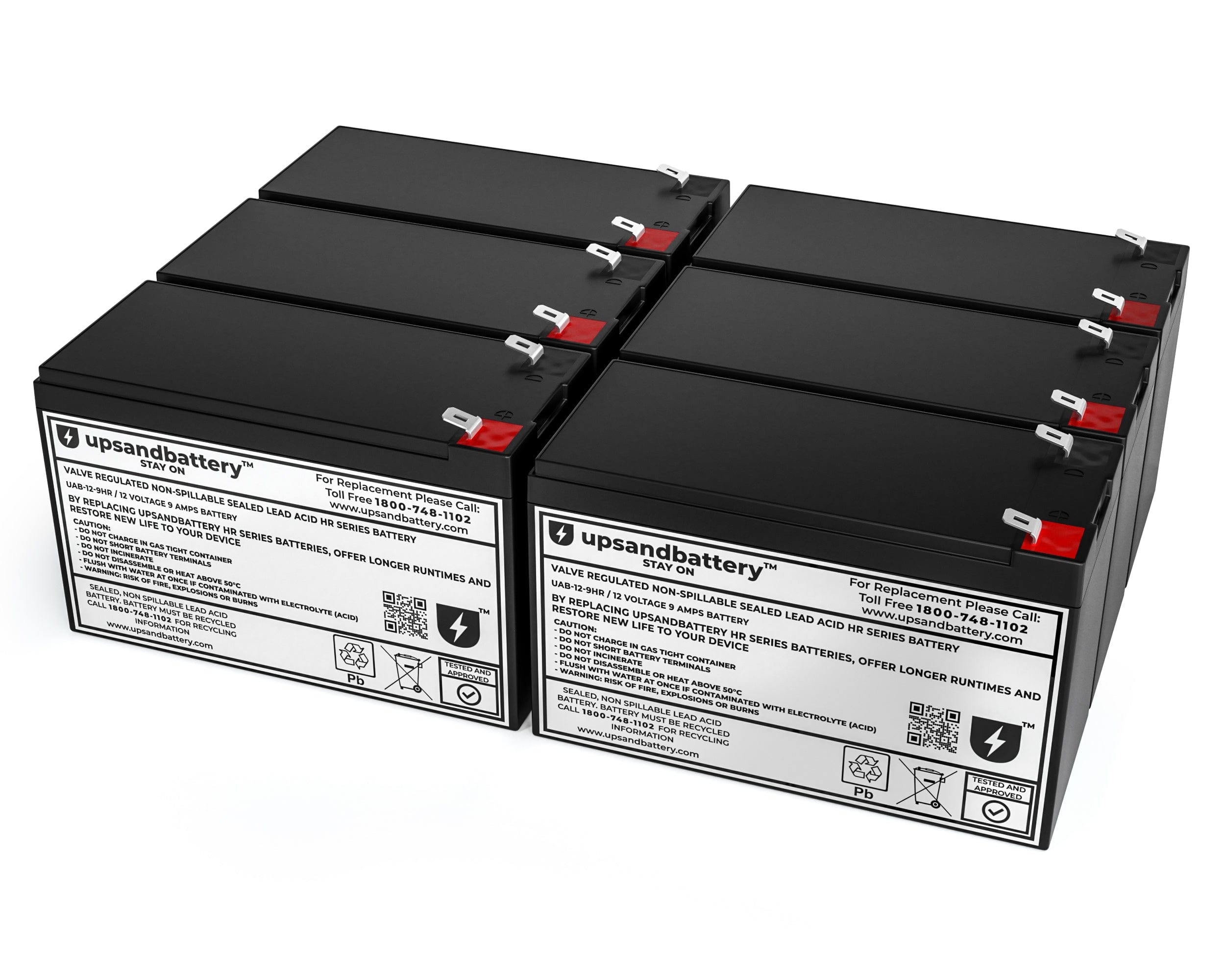 thumbnail image 2 of APC Back-UPS ES 500 (BE500) 12V 5Ah UPS Replacement Battery | UK 2 of 9