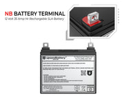 UPSANDBATTERY CyberPower Replacement Battery Catridge RB12170X2A Compatible Battery Backup Set - UPSANDBATTERY™