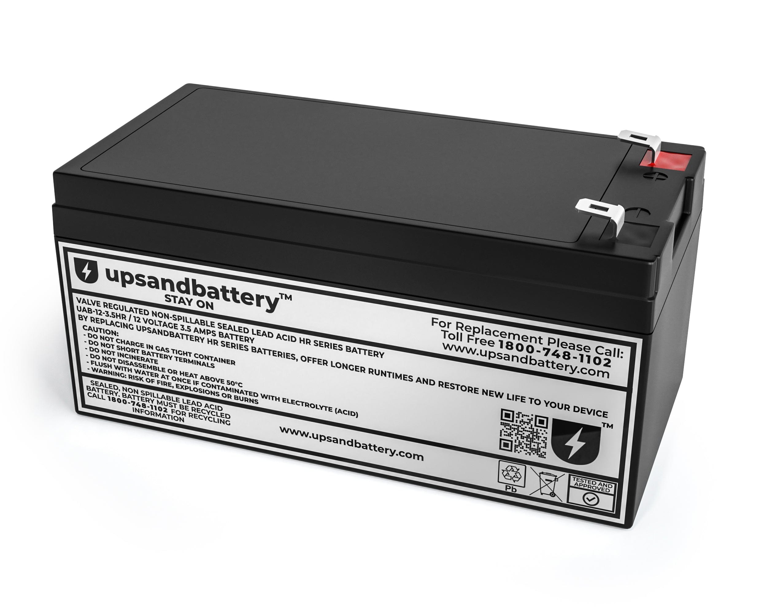 Mini Dc Ups UB12220 Universal Sealed Lead Acid Battery (12V, 22Ah, T4 Terinal, AG Battery Backup For Wifi Router