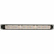 Tripp Lite 24-Port Cat5e Cat5 Rackmount Patch Panel 568B 110 Punch 1URM - N052-024