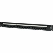 Tripp Lite 24-Port Cat5e Cat5 Rackmount Patch Panel 568B 110 Punch 1URM