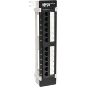 Tripp Lite 12-Port Cat5e Cat5 Wall Mount Patch Panel 568B 110 Punch TAA