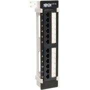 Tripp Lite 12-Port Cat5e Cat5 Wall Mount Patch Panel 568B 110 Punch TAA - N050-012