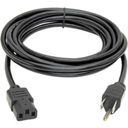 Tripp Lite 12ft Computer Power Cord Cable 5-15P to C13 10A 18AWG 12' - P010-012