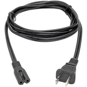 Tripp Lite 6ft Laptop / Notebook Power Cord Cable 1-15P to C7 10A 18AWG 6' - P012-006