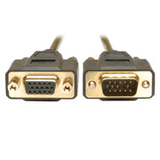 P510-010_Tripp Lite 10ft VGA Monitor Extension Gold Cable Shielded HD15 M/F 10'