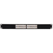 Tripp Lite 12-Port Cat5e Cat5 Rackmount Patch Panel 568B 110 Punch 1URM TAA - N052-012