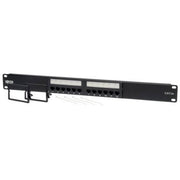 Tripp Lite 12-Port Cat5e Cat5 Rackmount Patch Panel 568B 110 Punch 1URM TAA - N052-012