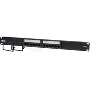 Tripp Lite 12-Port Cat5e Cat5 Rackmount Patch Panel 568B 110 Punch 1URM TAA - N052-012