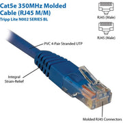 Tripp Lite Cat5e Patch Cable - N002-003-BL