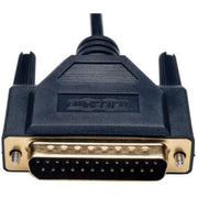 Tripp Lite 6ft Null Modem Serial RS232 Cable Adapter DB9 to BD25 F/M 6' - P456-006