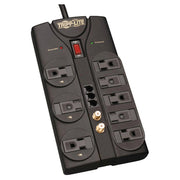 Tripp Lite ProtectIT TLP808TELTV 8 Outlets 120V Surge Suppressor - TLP808TELTV