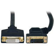 Tripp Lite 1ft DVI Dual Link Digital Extension Adapter Cable 45 Degree Left Plug DVI-D M/F 1' - P562-001-45L