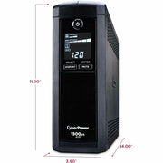 CyberPower UPS Systems CP1500AVRLCD Intelligent LCD -  Capacity: 1500 VA / 900 W - CP1500AVRLCD