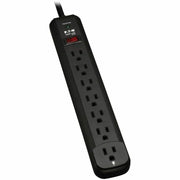 Tripp Lite Protect It! TLP712B 7-Outlet Surge Suppressor, 12' Cord, Black - TLP712B