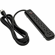 Tripp Lite Protect It! TLP712B 7-Outlet Surge Suppressor, 12' Cord, Black - TLP712B