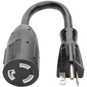 Tripp Lite 6in Power Cord Adapter Cable Heavy Duty L5-20R to 5-20P 20A 12AWG 6" - P044-06I