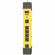 Tripp Lite Safety Surge Protector Strip 120V 6 Outlet 15' Cord OSHA - Receptacles: 6 x NEMA 5-15R - 2700J - TLM615SA