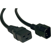 P047-010_Tripp Lite 10ft Power Cord Extension Cable C19 to C14 Heavy Duty 15A 14AWG 10'