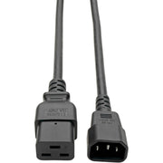 P047-010_Tripp Lite 10ft Power Cord Extension Cable C19 to C14 Heavy Duty 15A 14AWG 10'