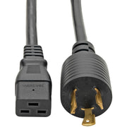 Tripp Lite 10ft Power Cord Extension Cable L6-20P to C19 for PDU/UPS Heavy Duty 20A 12AWG 10'