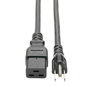 P034-010_Tripp Lite 10ft Power Cord Cable 5-15P to C19 Heavy Duty 15A 14AWG 10'