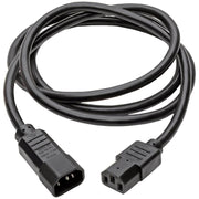 Tripp Lite 10ft Power Cord Extension Cable C14 to C13 Heavy Duty 15A 14AWG 10' - P005-010