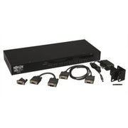 Tripp Lite 16-Port 1U Rackmount USB/PS2 KVM Switch - Steel Housing - B042-016