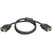 Tripp Lite 3ft VGA Coax Monitor Cable with RGB High Resolution HD15 M/M 3'