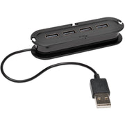 Tripp Lite by Eaton 4-Port USB 2.0 Hi-Speed Ultra-Mini Hub with Power Adapter