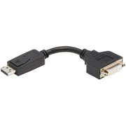 Tripp Lite 6in Displayport to DVI Adapter Video Converter DP-M to DVI-I-F 6" - P134-000