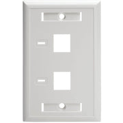 Tripp Lite by Eaton N042-001-WH 2-Socket Faceplate - N042-001-WH