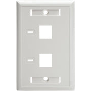 Tripp Lite by Eaton N042-001-WH 2-Socket Faceplate - N042-001-WH