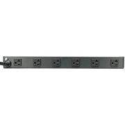 Tripp Lite Power Strip Rackmount Metal 120V 5-20R 12 Outlet 15' Cord 1URM - RS-1215-20