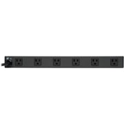 Tripp Lite Power Strip Rackmount Metal 120V 5-15R Right Angle 12 Outlet 1U - RS-1215-RA