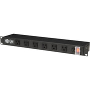 Tripp Lite Power Strip Rackmount Metal 120V 5-15R Right Angle 12 Outlet 1U - RS-1215-RA