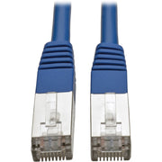 Tripp Lite by Eaton Cat5e 350 MHz Molded Shielded STP Patch Cable (RJ45 M/M), Blue, 15 ft