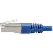 Tripp Lite by Eaton Cat5e 350 MHz Molded Shielded STP Patch Cable (RJ45 M/M), Blue, 15 ft - N105-015-BL