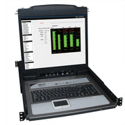 B020-U08-19-K_Tripp Lite NetDirector Console RM LCD KVM Switch with 8 Cables - Steel Housing