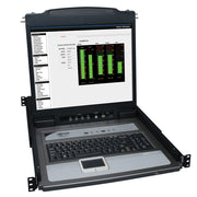 B020-U16-19-K_Tripp Lite NetDirector Console RM LCD KVM Switch with 8 Cables - Steel Housing