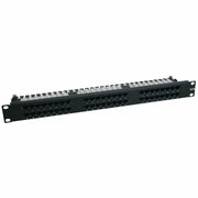 Tripp Lite 48-Port Cat6 Cat5 Patch Panel High Density 110 Punch down Rackmount 1URM TAA