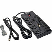 Tripp Lite series 12-outlet Coax Surge Suppressor - TLP1208TELTV