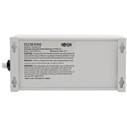 Tripp Lite by Eaton Isobar IBAR6-6D 6-Outlets Surge Suppressor - IBAR6-6D
