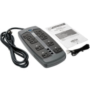 Tripp Lite by Eaton 10-Outlet Surge Protector - TLP1008TEL