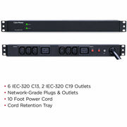 CyberPower PDU30BHVT8R 8-Outlets PDU - PDU30BHVT8R