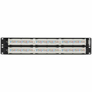 Tripp Lite 48-Port Cat6 Cat5 Patch Panel Rackmount 110 Punch Down RJ45 Ethernet 1URM 568B - N252-048