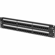 Tripp Lite 48-Port Cat6 Cat5 Patch Panel Rackmount 110 Punch Down RJ45 Ethernet 1URM 568B - N252-048