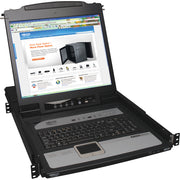 B020-U08-19-IP_Tripp Lite NetDirector B020-U08-19-IP Rackmount LCD with KVM - Steel Housing